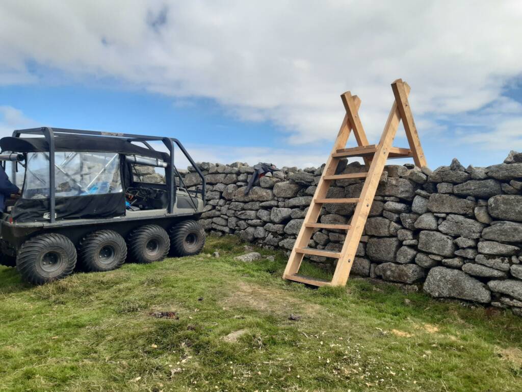 Sustainable stile on Carn